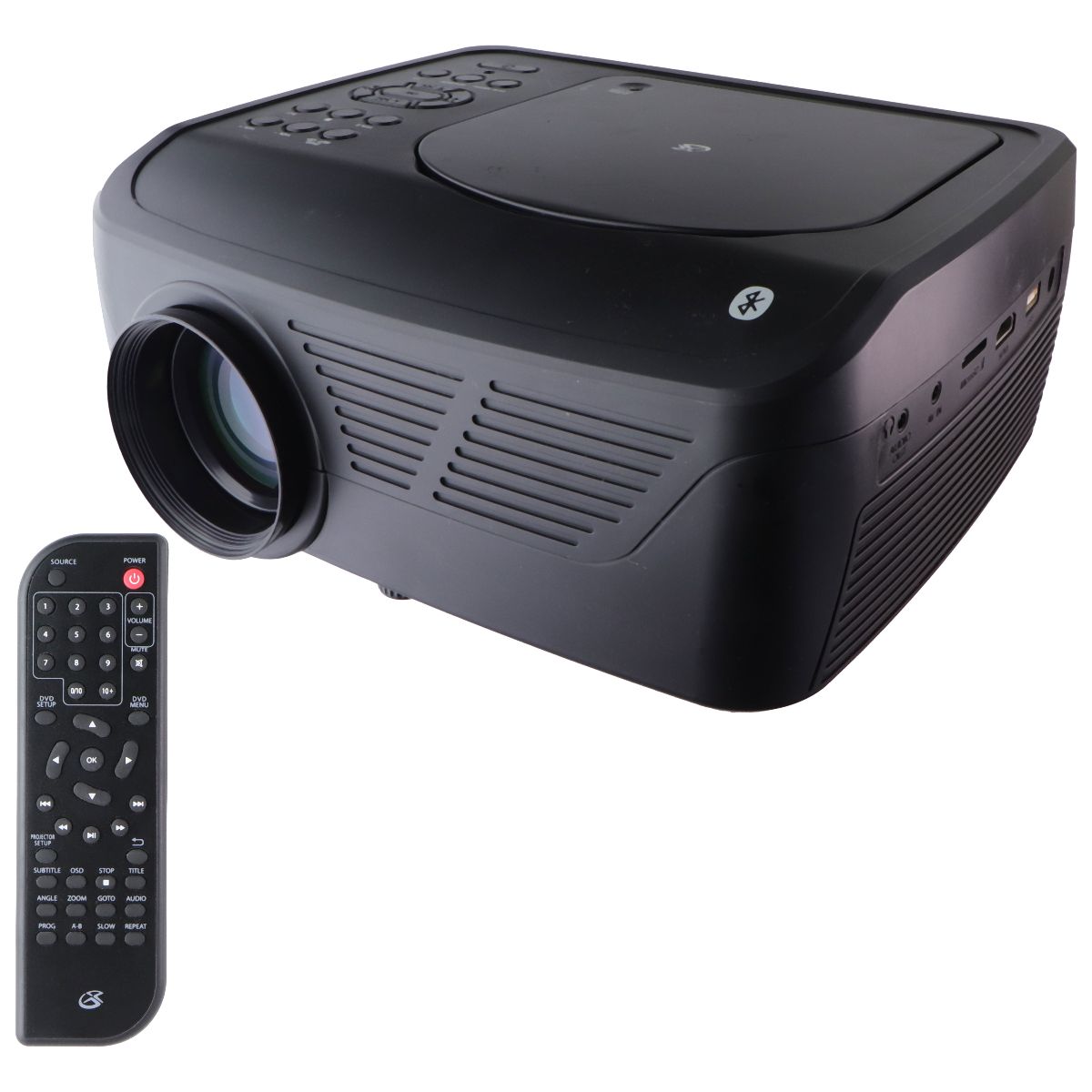 GPX Movie+ Projector DVD/CD Player - Black (PJD713B) TV, Video & Home Audio - Home Theater Projectors GPX - Simple Cell Bulk Wholesale Pricing - USA Seller
