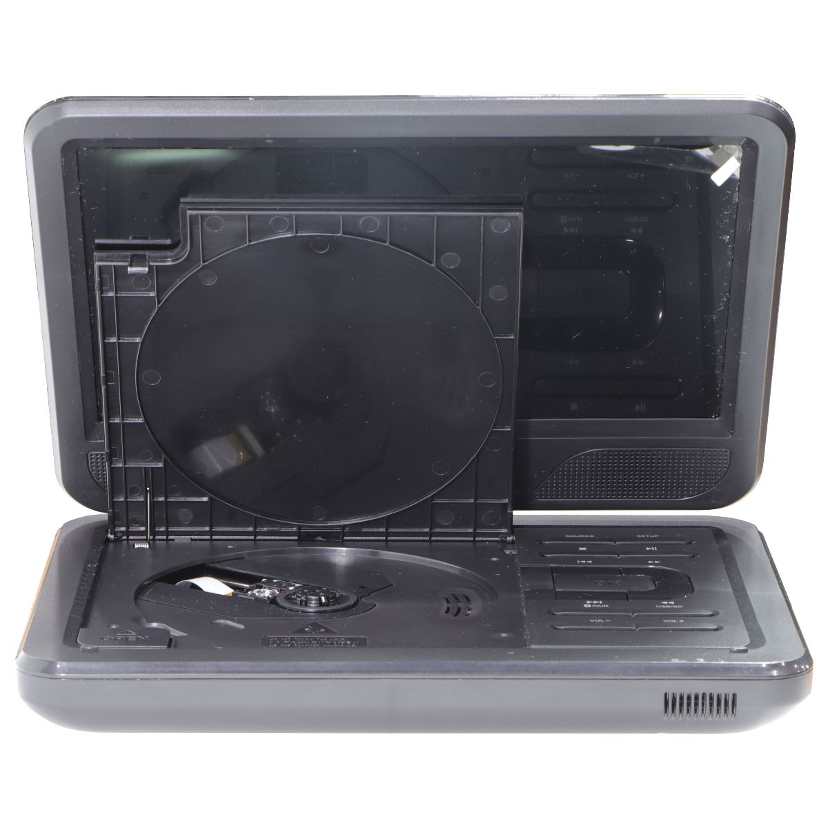 GPX 10.1-in Bluetooth DVD Player with Wireless Headphones - Black (PDB1077B) Home Multimedia - DVD & Blu - ray Players GPX - Simple Cell Bulk Wholesale Pricing - USA Seller