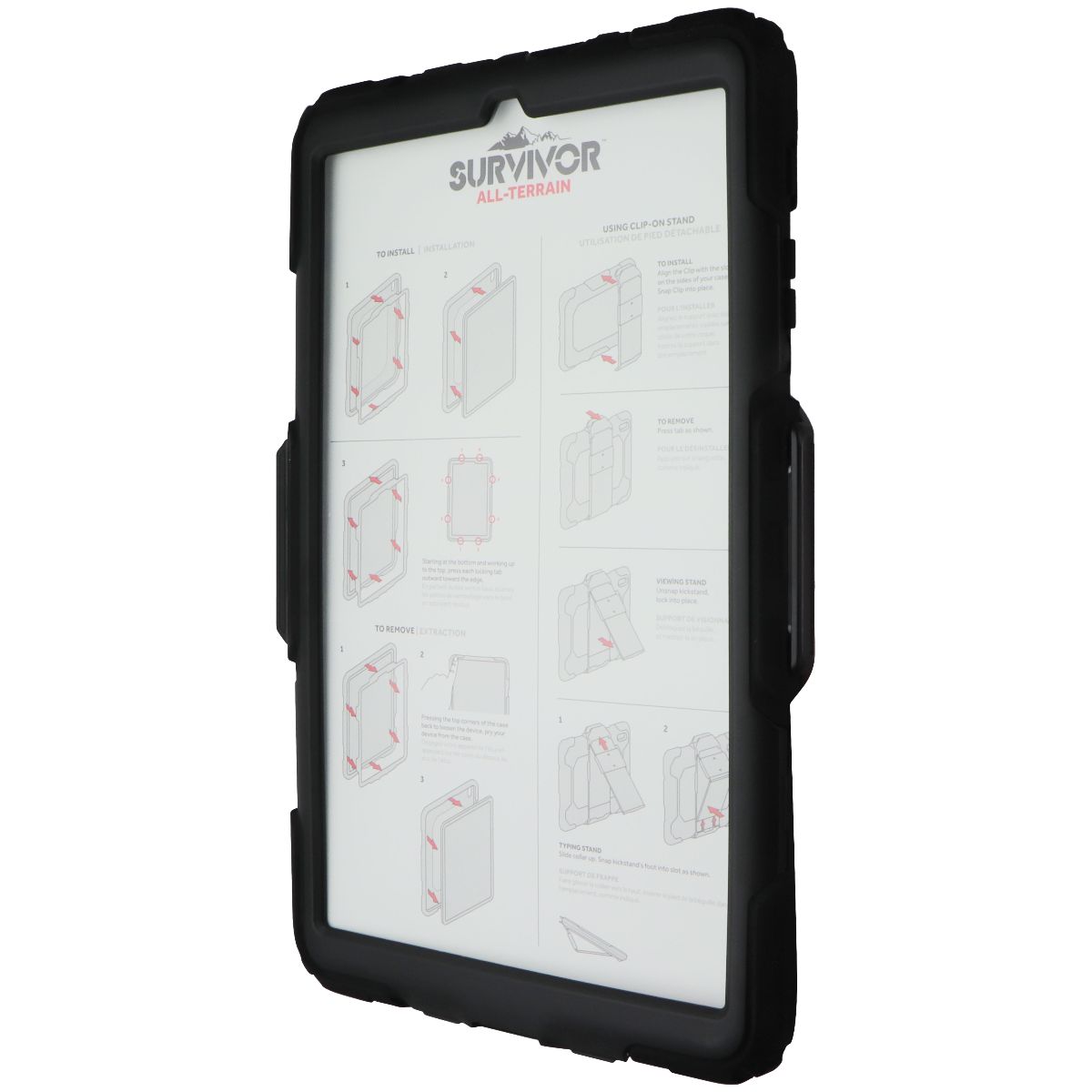 Griffin Survivor All Terrain Case for Samsung Galaxy Tab A 10.1 (2019) - Black