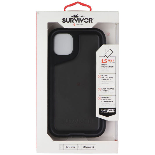 Griffin Survivor Extreme Case for Apple iPhone 11 - Black/Gray