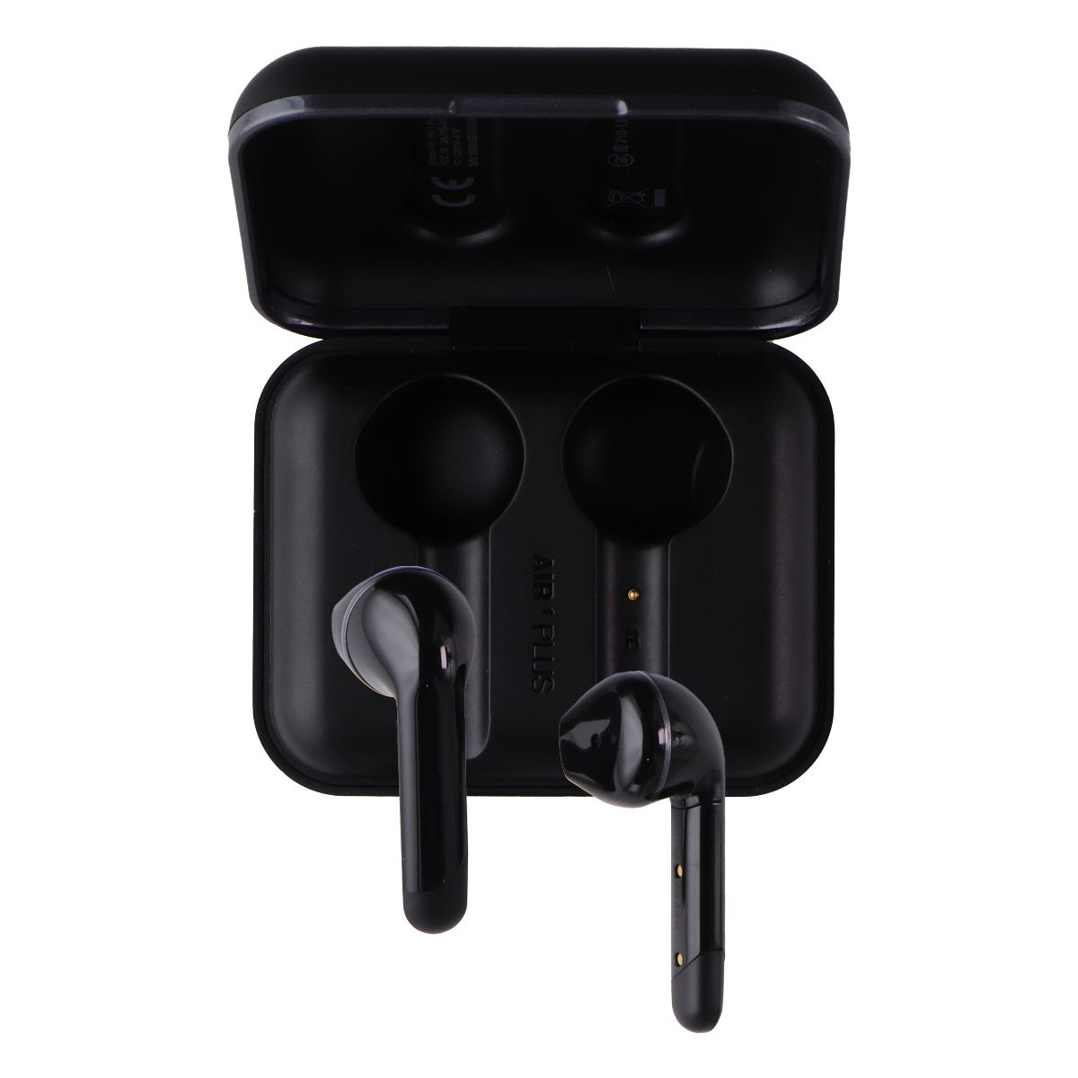 Happy Plugs Air 1 Plus True Wireless In-Ear Headphones - Black Portable Audio - Headphones Happy Plugs - Simple Cell Bulk Wholesale Pricing - USA Seller