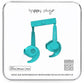 Happy Plugs 3.5mm Wired Sport MFI In-Ear Headphones - Turquoise (7756)