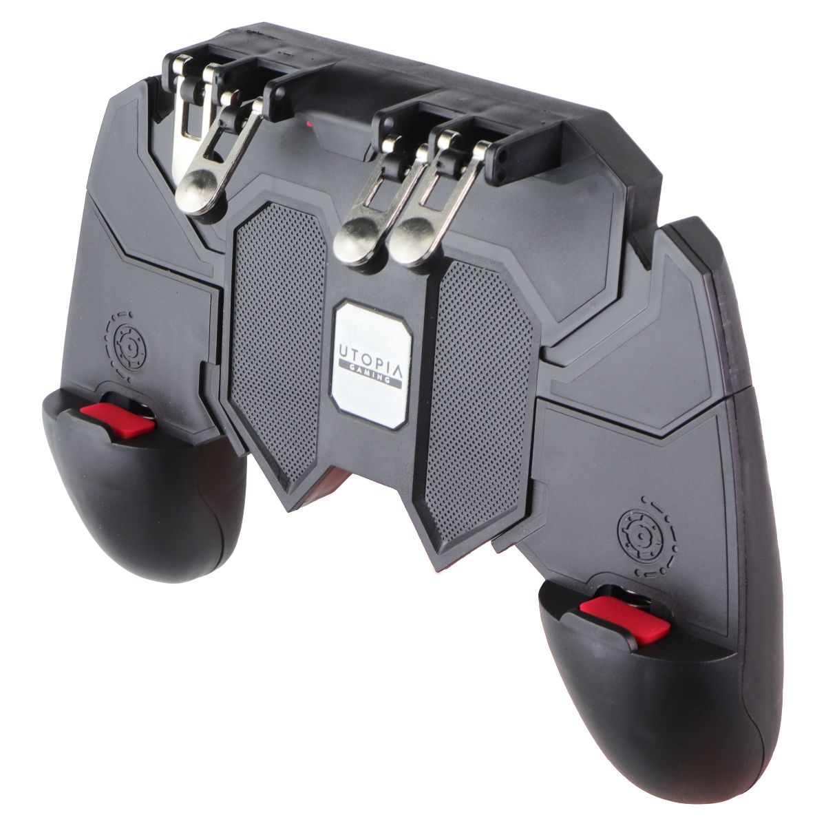 Utopia Gaming 4-Trigger Mobile Gaming Controller for Smartphones - Black Gaming/Console - Controllers & Attachments Helix - Simple Cell Bulk Wholesale Pricing - USA Seller