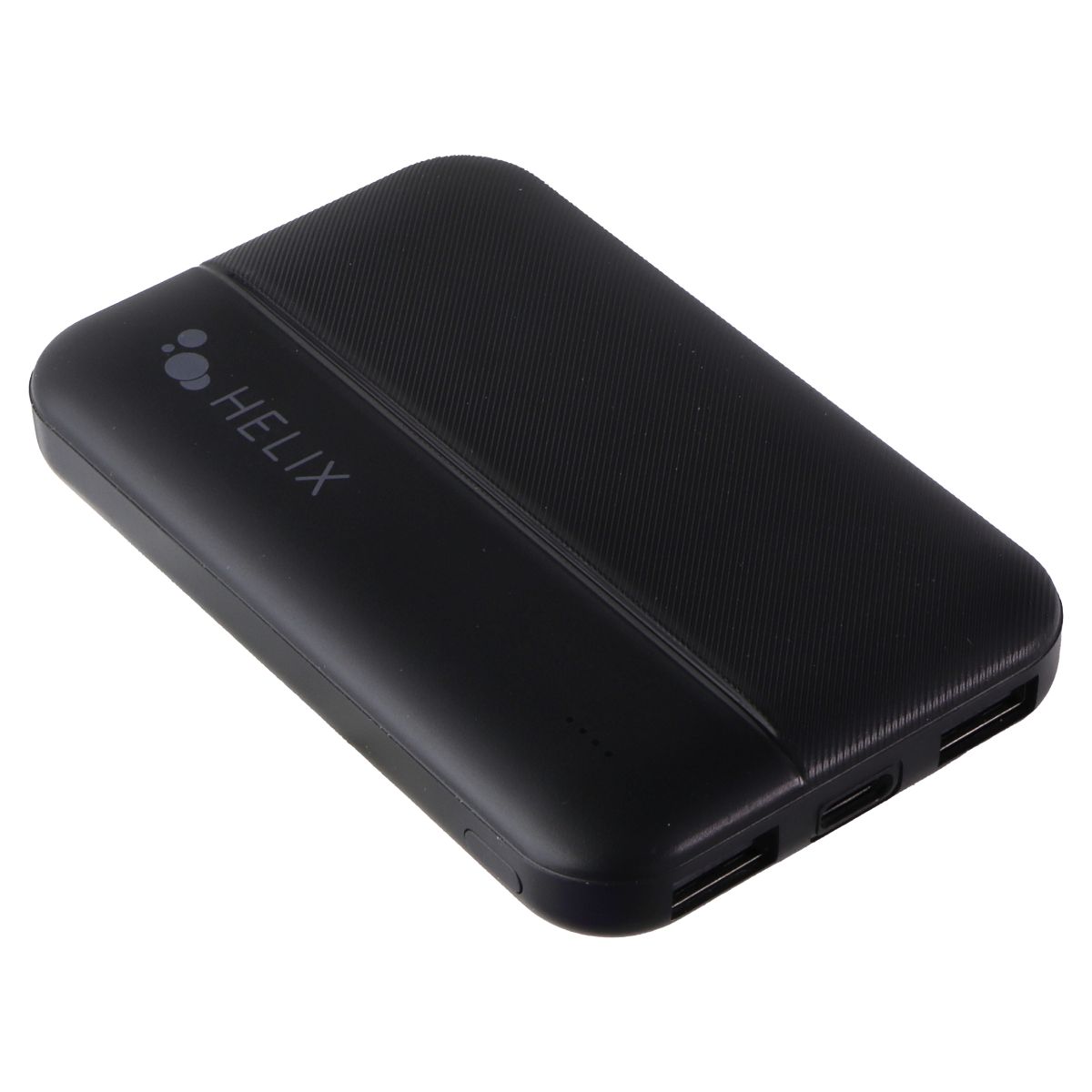 Helix 5,000 mAh Power Bank with Dual USB-A Ports & USB-C - Black Cell Phone - Chargers & Cradles Helix - Simple Cell Bulk Wholesale Pricing - USA Seller