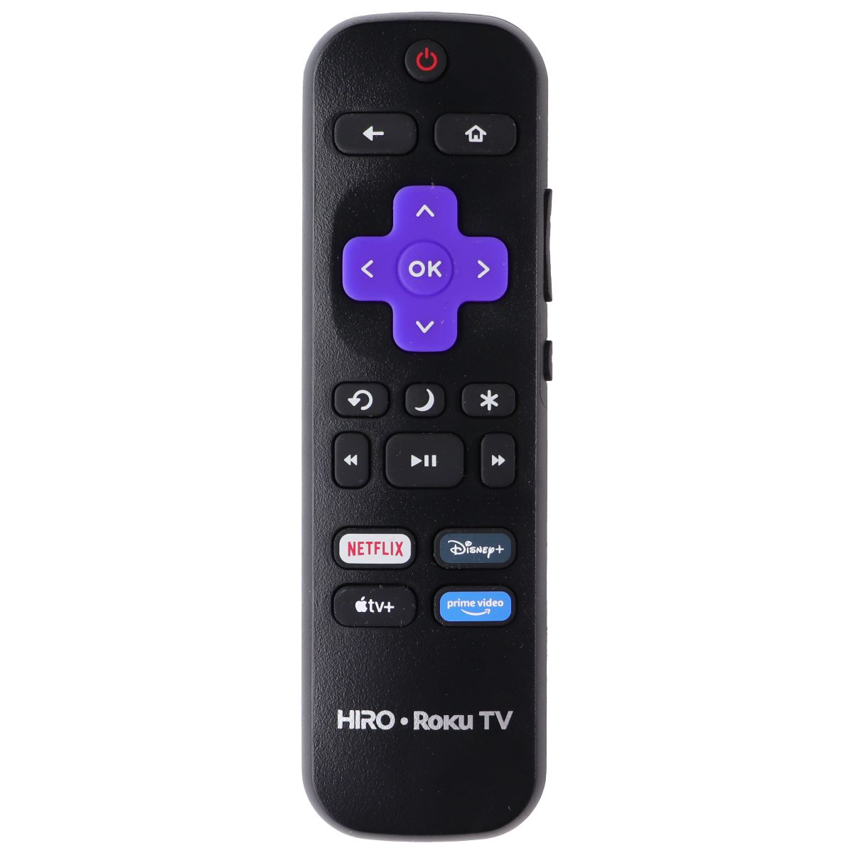 Hiro Roku TV Remote (RC-ALIR) with Netflix/Disney+/AppleTV+/Prime Hotkeys TV, Video & Audio Accessories - Remote Controls Hiro - Simple Cell Bulk Wholesale Pricing - USA Seller