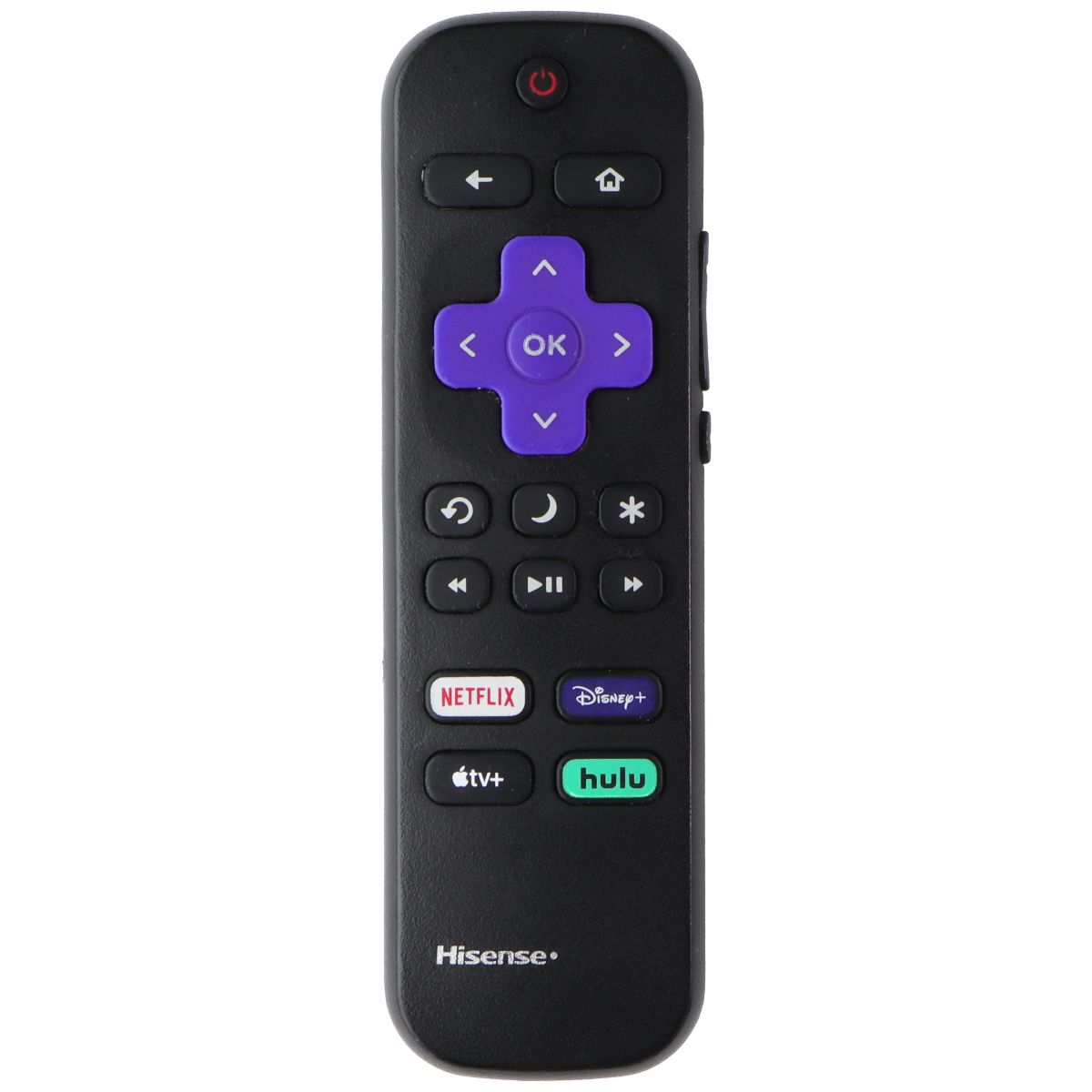 Hisense RC-ALIR Remote Control w/ Netflix/Disney+/Apple TV+/Hulu Keys - Black TV, Video & Audio Accessories - Remote Controls Hisense    - Simple Cell Bulk Wholesale Pricing - USA Seller