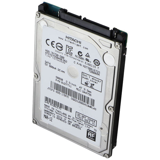 Hitachi 500GB 2.5-in SATA Hard Drive (HTS727550A9E362) 7200RPM Digital Storage - Internal Hard Disk Drives, HDD Hitachi    - Simple Cell Bulk Wholesale Pricing - USA Seller