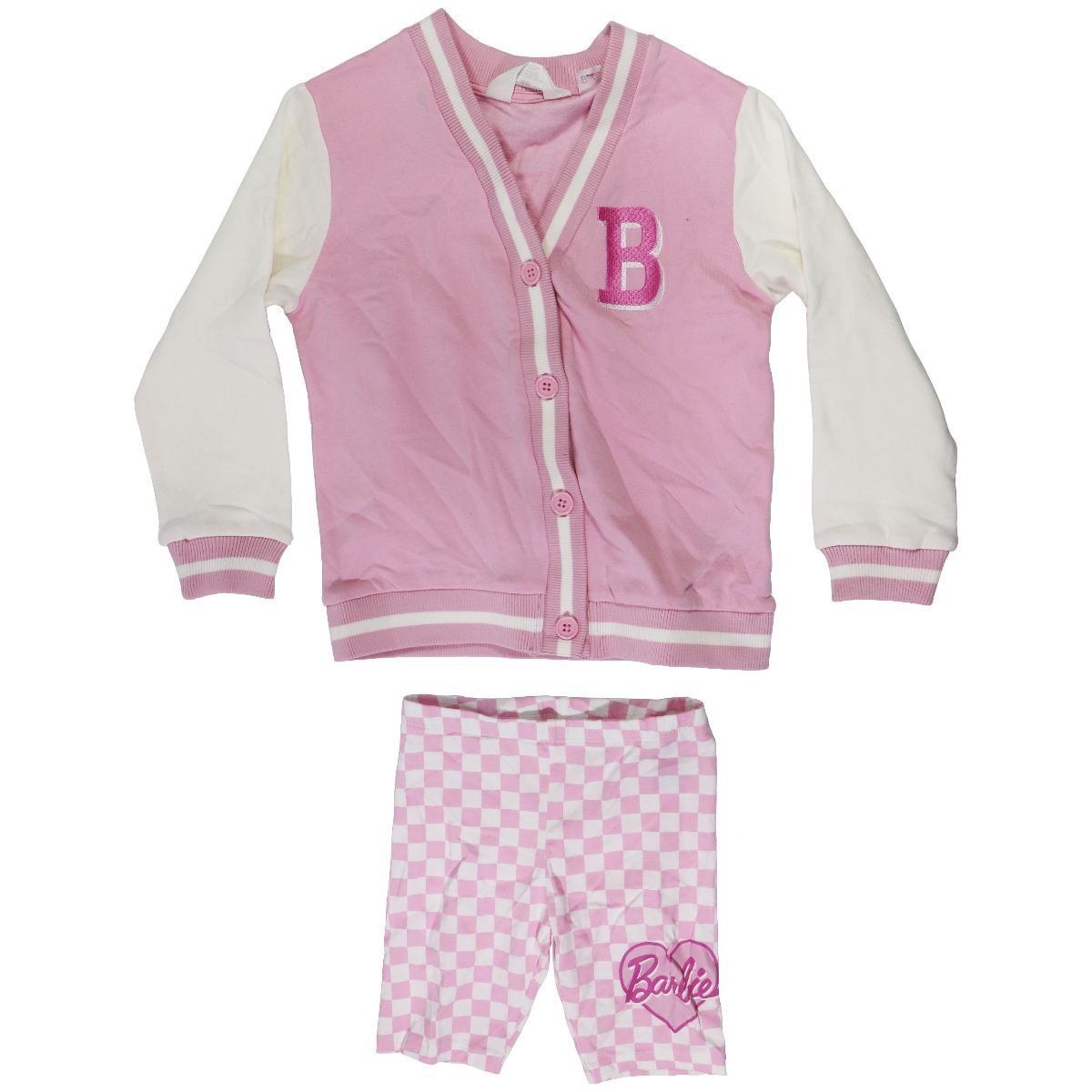 H&M Barbie Set - Sweater (6X/7) and Shorts (6) - Pink Other Sporting Goods H&M - Simple Cell Bulk Wholesale Pricing - USA Seller