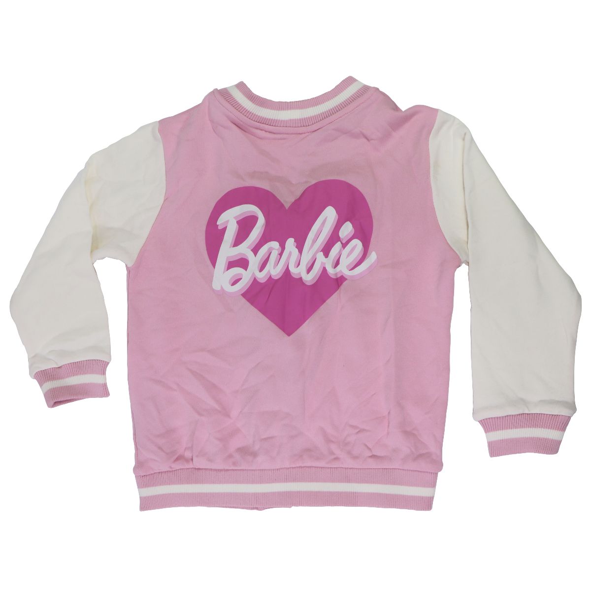 H&M Barbie Set - Letterman Style Sweater (6X/7) and Checkered Shorts (6) - Pink Other Sporting Goods H&M - Simple Cell Bulk Wholesale Pricing - USA Seller