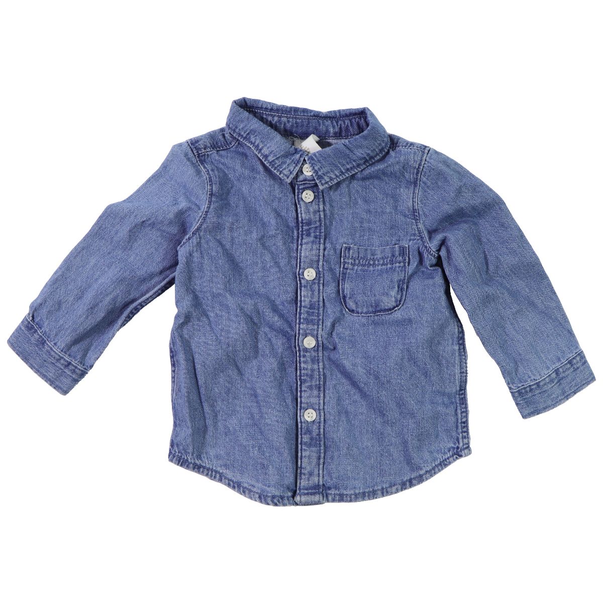 H&M Baby Button Down Long Sleeve Shirt - Denim (6M) Other Sporting Goods H&M - Simple Cell Bulk Wholesale Pricing - USA Seller