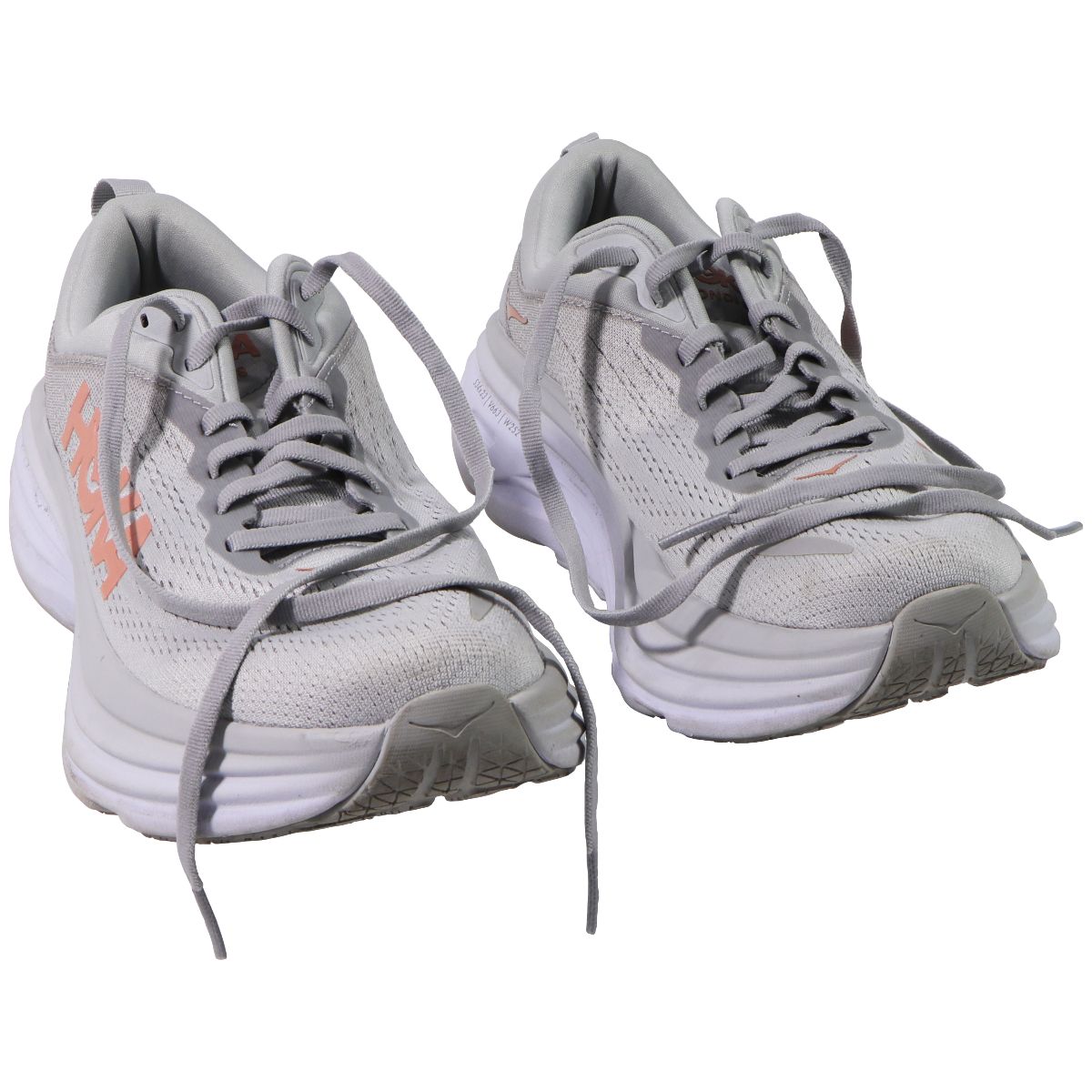 Hoka Bondi 8 Max Cushioned Running Shoe for Women - 8B - Harbor Mist/Lunar Rock Other Sporting Goods Hoka - Simple Cell Bulk Wholesale Pricing - USA Seller
