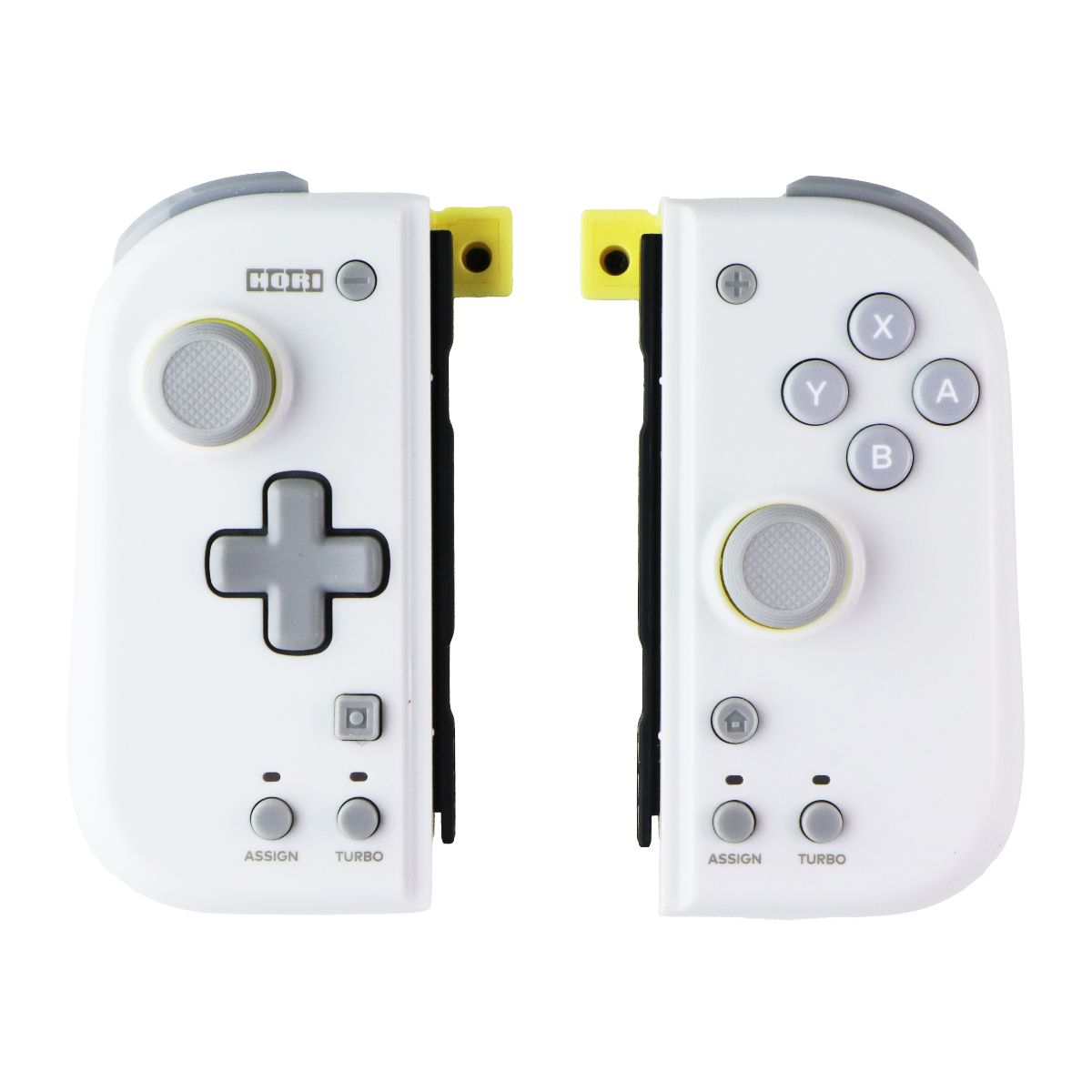 HORI Split Pad Pro Compact Controller for Nintendo Switch - Light Gray/Yellow Gaming/Console - Controllers & Attachments Hori - Simple Cell Bulk Wholesale Pricing - USA Seller