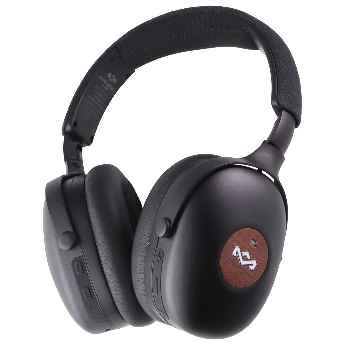 House of Marley Positive Vibration XL ANC Over-Ear Headphones - Signature Black Portable Audio - Headphones House Of Marley - Simple Cell Bulk Wholesale Pricing - USA Seller