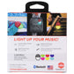 HyperGear Go-Glo Splashproof IPX4 Light-Up Bluetooth Speaker - Red & RGB