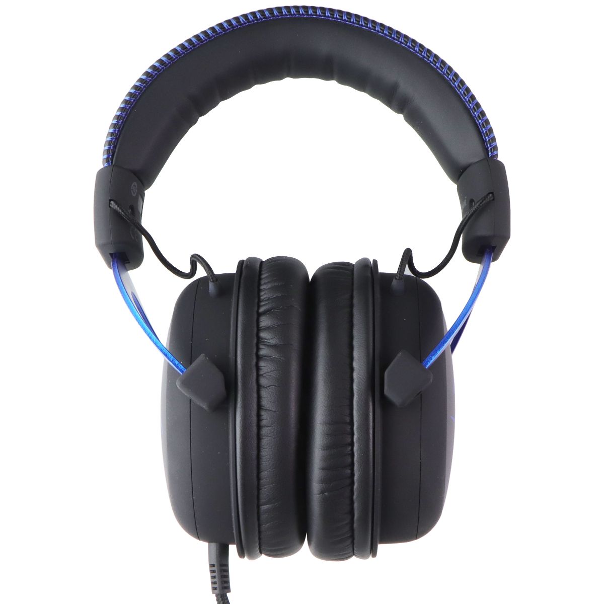 Official PlayStation Wired HyperX Cloud Gaming Headset for PS4/PS5 - Black/Blue Gaming/Console - Headsets HyperX - Simple Cell Bulk Wholesale Pricing - USA Seller
