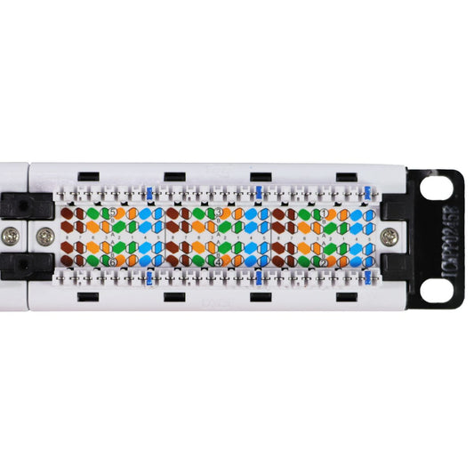 ICC Cat5e 24 Port 1U 19-inch Network Patch Panel - (ICMPP0245E) Black Networking - Other Enterprise Networking Devices ICC - Simple Cell Bulk Wholesale Pricing - USA Seller