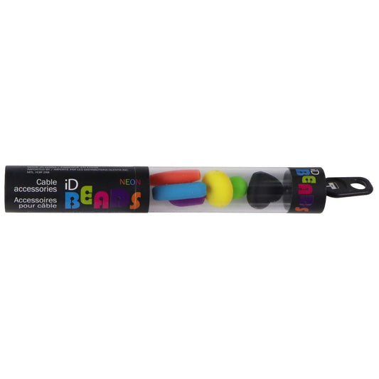 iDBeads Charger Cable Identification Beads - Neon (1410-001) Computer/Network - Cable Ties & Organizers iDBeads - Simple Cell Bulk Wholesale Pricing - USA Seller