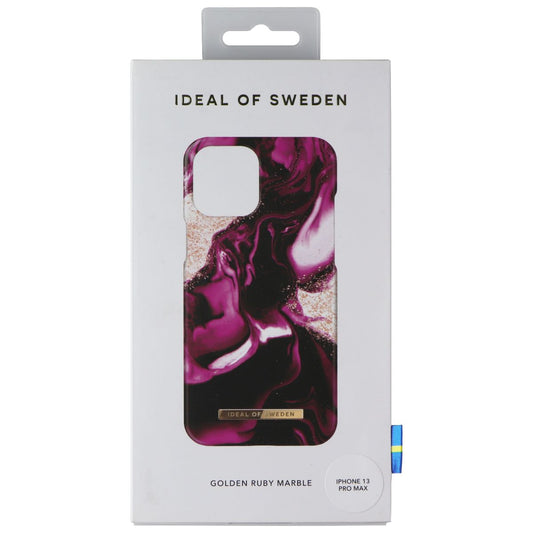 iDeal of Sweden Printed Case for iPhone 13 Pro Max - Golden Ruby Marble Cell Phone - Cases, Covers & Skins iDeal of Sweden - Simple Cell Bulk Wholesale Pricing - USA Seller