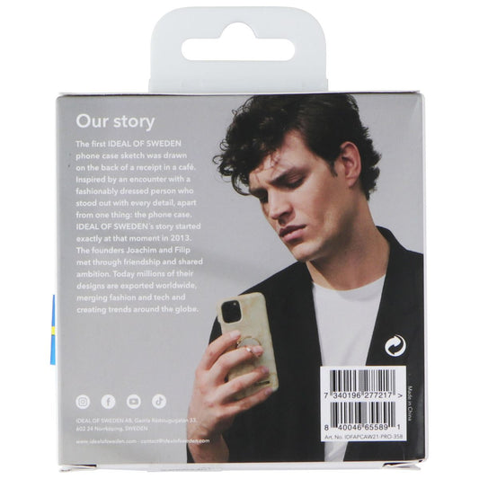 IDEAL OF SWEDEN Printed Case for Apple AirPods Pro 2/1- Black Thunder Marble