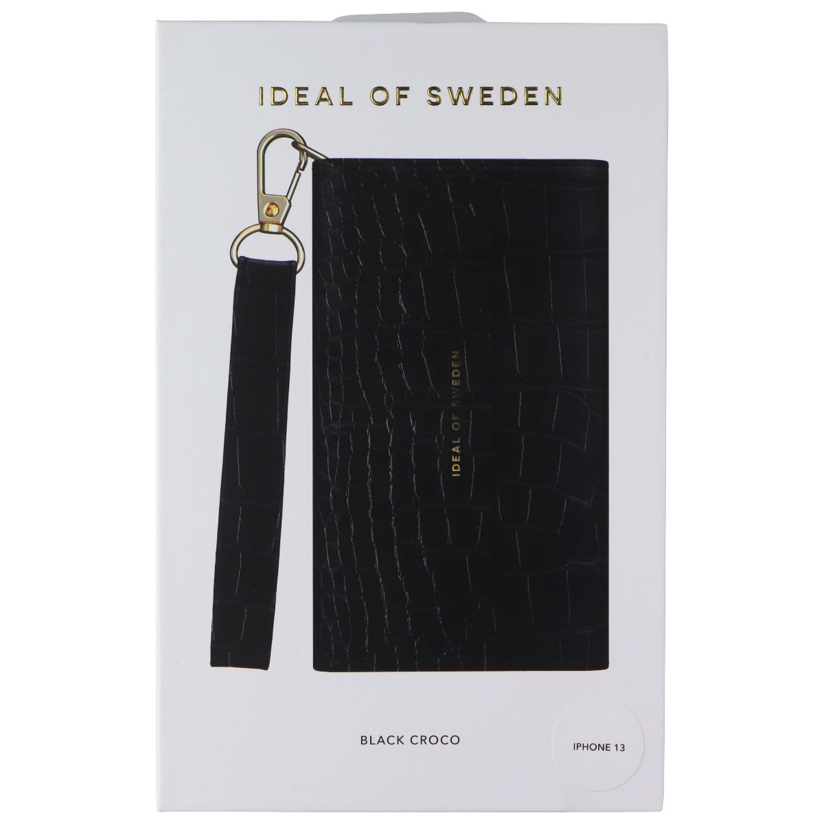 iDeal of Sweden Cassette Clutch for Apple iPhone 13 - Black Croco Cell Phone - Cases, Covers & Skins iDeal of Sweden - Simple Cell Bulk Wholesale Pricing - USA Seller