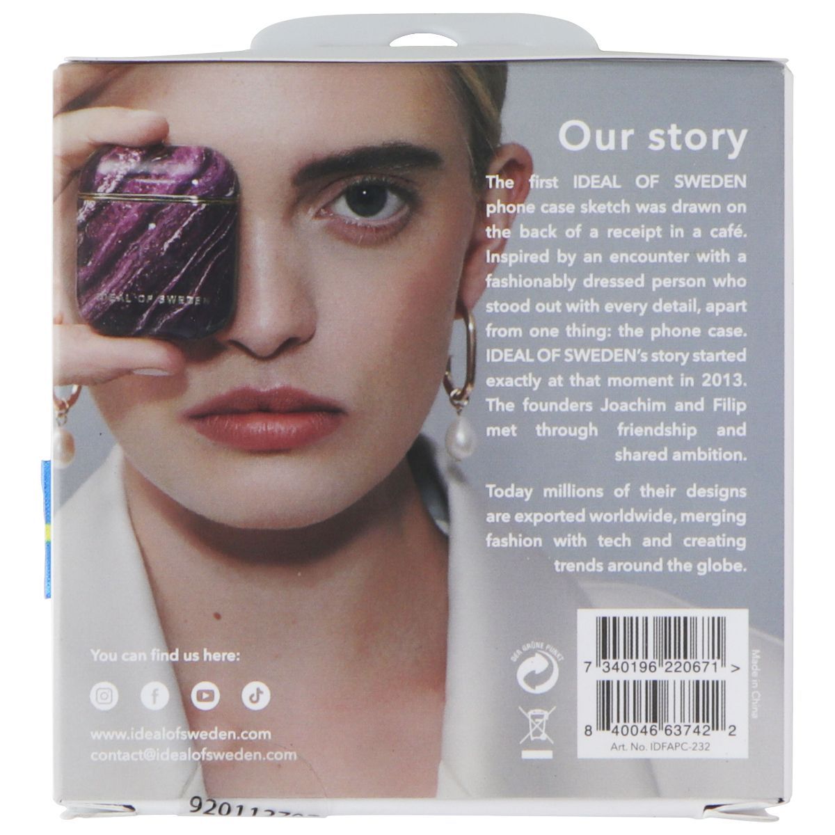 iDeal of Sweden Case for AirPods 1st Gen & 2nd Gen - Golden Plum iPod, Audio Player Accessories - Cases, Covers & Skins iDeal of Sweden - Simple Cell Bulk Wholesale Pricing - USA Seller