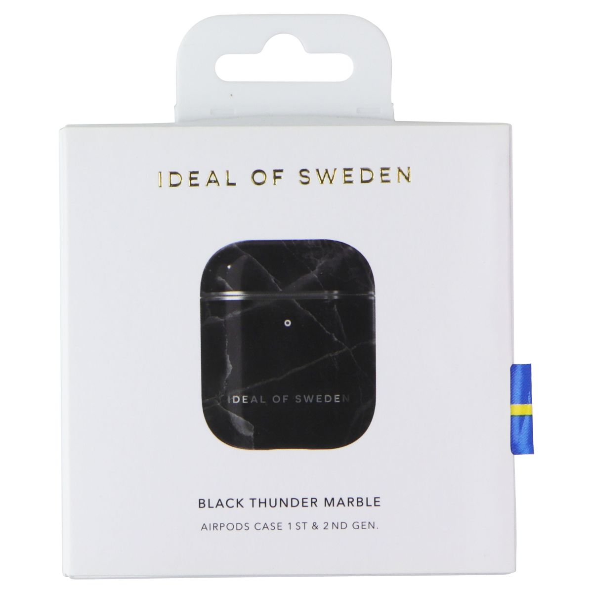 iDeal of Sweden Case for AirPods 1st Gen & 2nd Gen - Black Thunder Marble iPod, Audio Player Accessories - Cases, Covers & Skins iDeal of Sweden - Simple Cell Bulk Wholesale Pricing - USA Seller