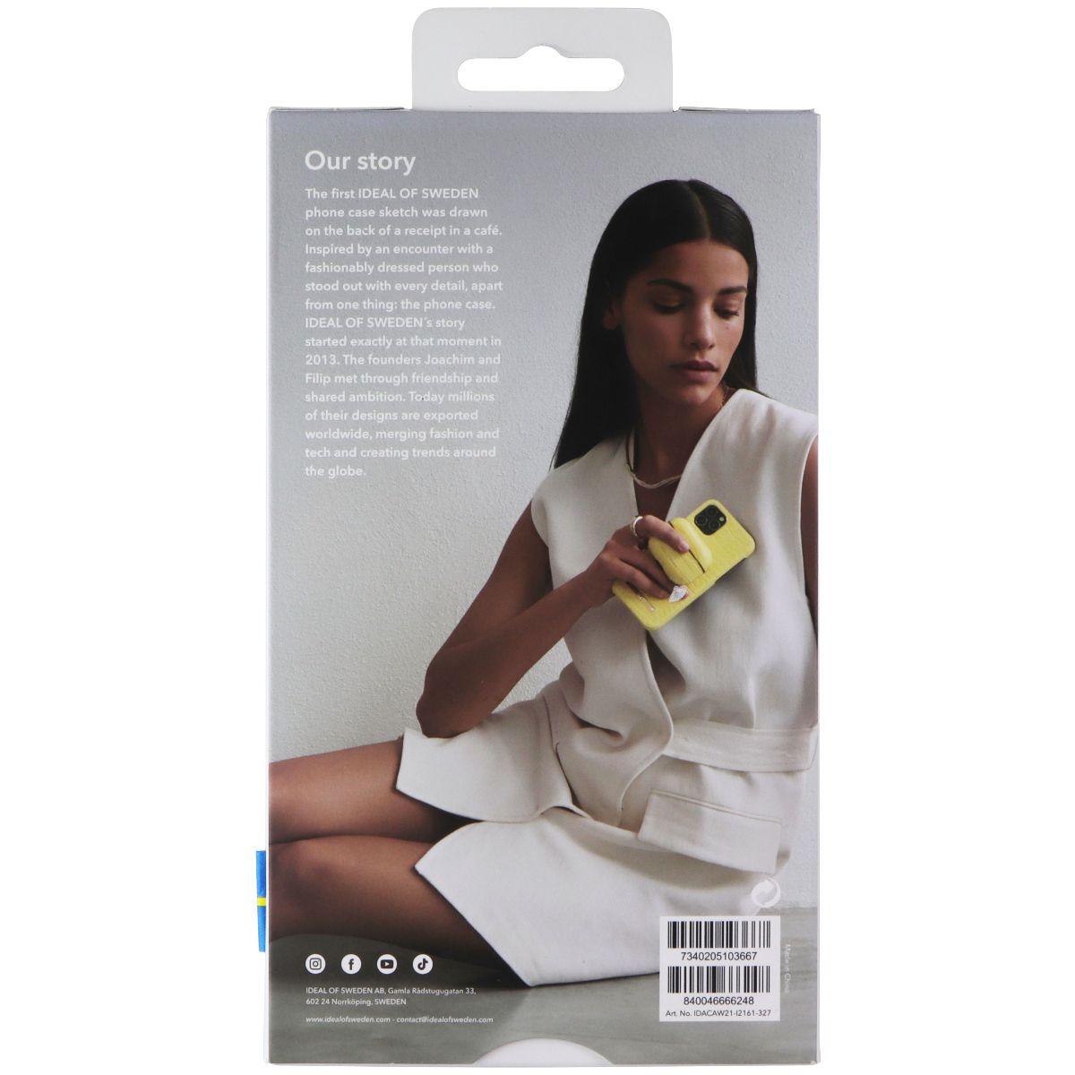 iDeal of Sweden Atelier Case for Apple iPhone 13 - Khaki Croco Cell Phone - Cases, Covers & Skins iDeal of Sweden - Simple Cell Bulk Wholesale Pricing - USA Seller