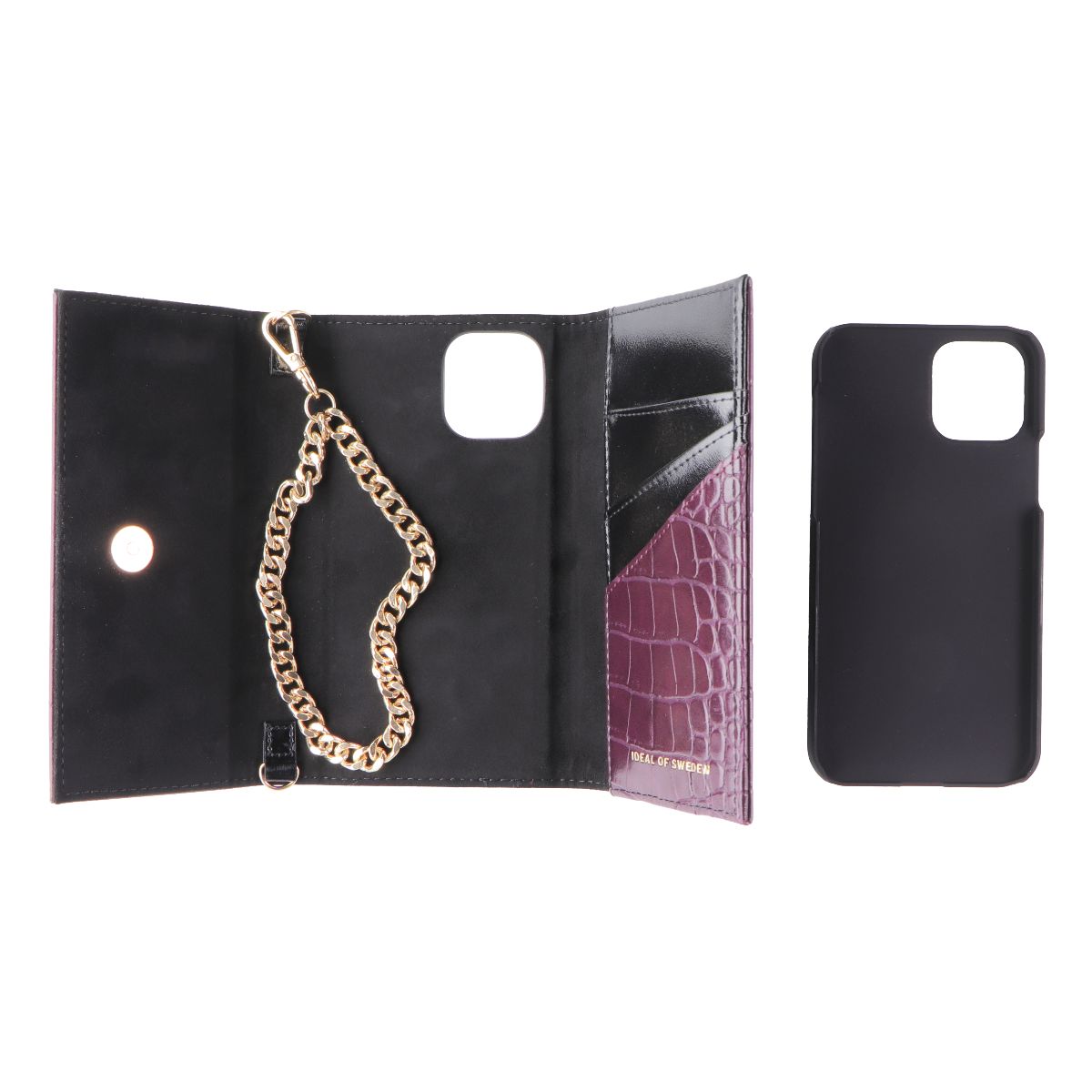 iDeal of Sweden Studio Clutch Wallet Case for Apple iPhone 12/12 Pro - Plum Cell Phone - Cases, Covers & Skins iDeal of Sweden - Simple Cell Bulk Wholesale Pricing - USA Seller