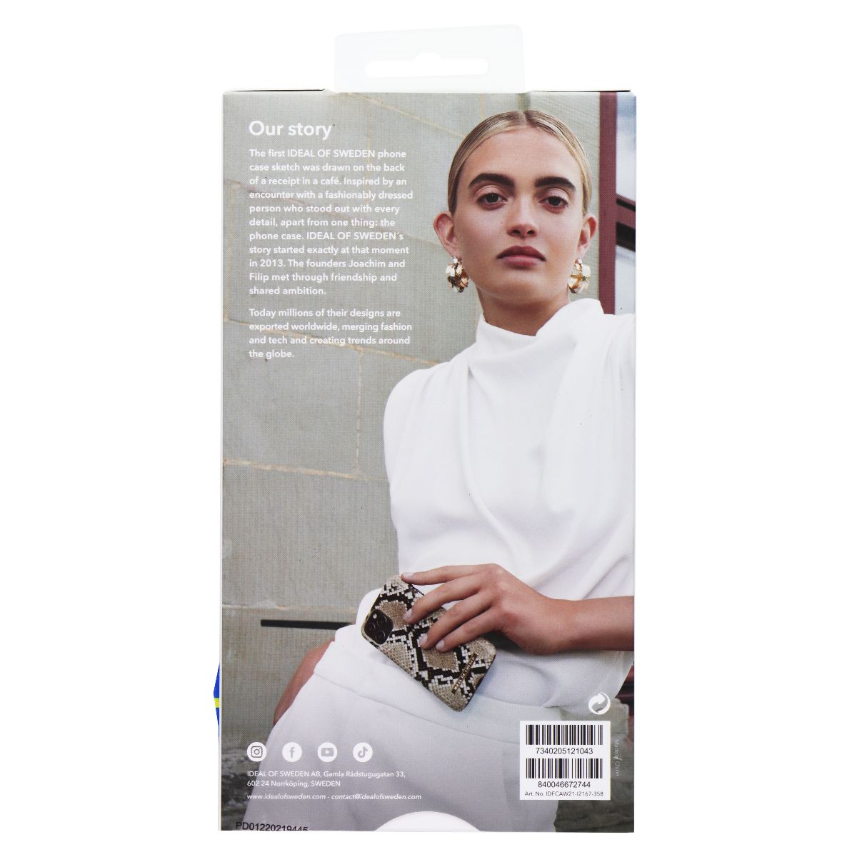 iDeal of Sweden Printed Case for iPhone 13 Pro Max - Black Thunder Marble Cell Phone - Cases, Covers & Skins iDeal of Sweden - Simple Cell Bulk Wholesale Pricing - USA Seller