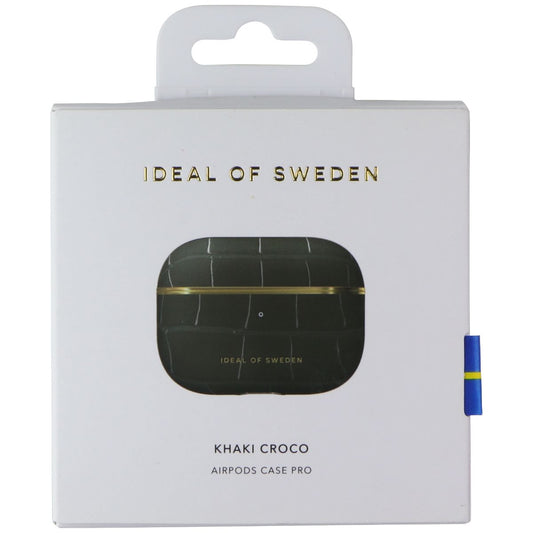 IDEAL OF SWEDEN Printed Case for Apple AirPods Pro 2 / Pro 1 - Khaki Croco iPod, Audio Player Accessories - Cases, Covers & Skins iDeal of Sweden - Simple Cell Bulk Wholesale Pricing - USA Seller