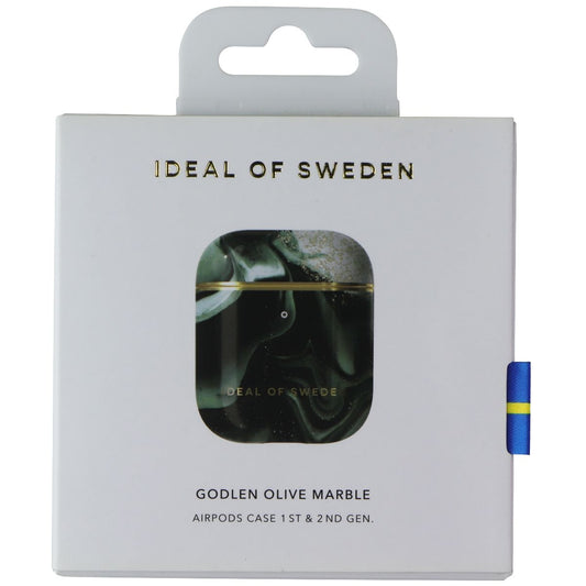 IDEAL OF SWEDEN Airpods Case for AirPods 1st Gen / 2nd Gen - Golden Olive Marble iPod, Audio Player Accessories - Cases, Covers & Skins iDeal of Sweden - Simple Cell Bulk Wholesale Pricing - USA Seller