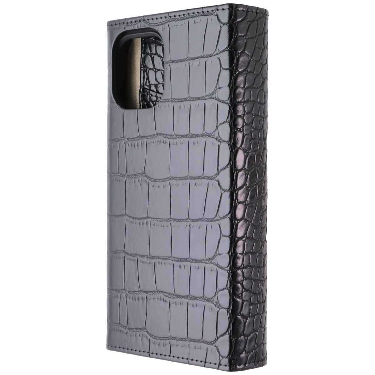 iDeal of Sweden Signature Clutch Case for iPhone 12 Pro Max - Jet Black Croco Cell Phone - Cases, Covers & Skins iDeal of Sweden - Simple Cell Bulk Wholesale Pricing - USA Seller