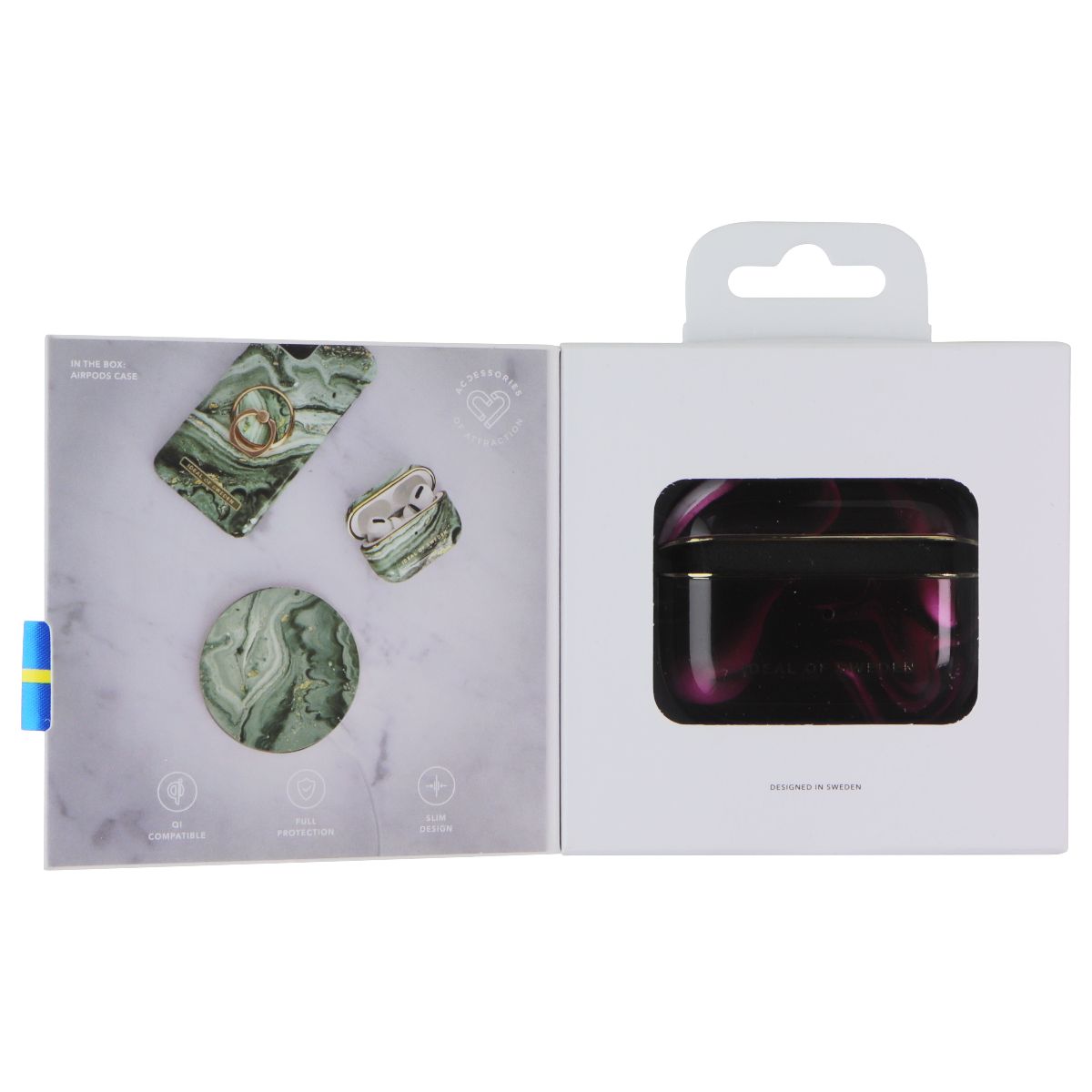 IDEAL OF SWEDEN Printed Case for Apple AirPods Pro 2/1 Gen - Golden Ruby Marble iPod, Audio Player Accessories - Cases, Covers & Skins iDeal of Sweden - Simple Cell Bulk Wholesale Pricing - USA Seller