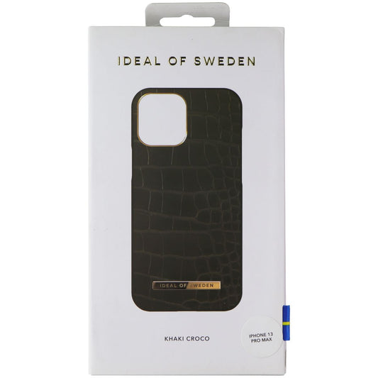 iDeal of Sweden Atelier Case for iPhone 13 Pro Max - Khaki Croco Cell Phone - Cases, Covers & Skins iDeal of Sweden    - Simple Cell Bulk Wholesale Pricing - USA Seller