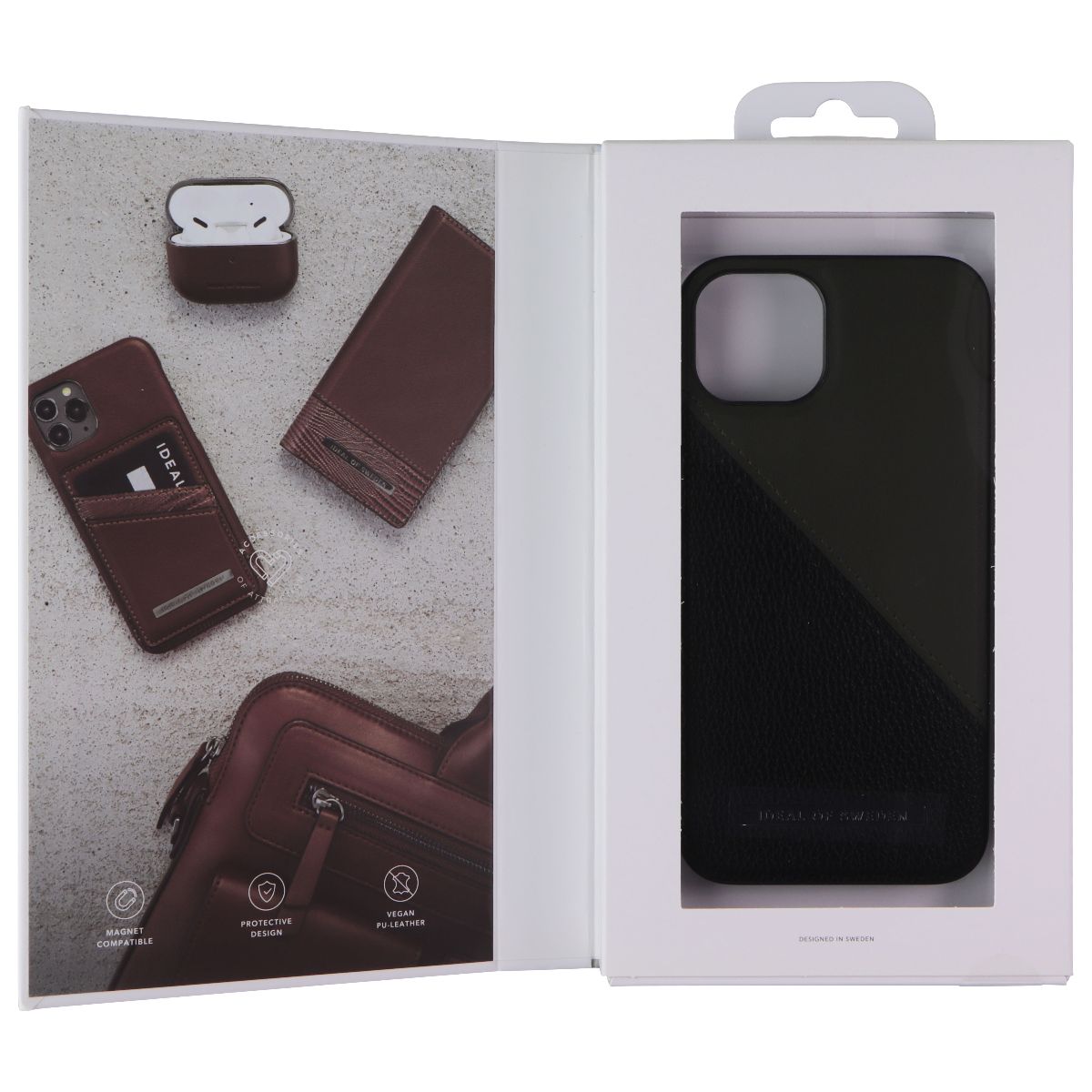 iDeal of Sweden Atelier Case for Apple iPhone 13 - Onyx Black Khaki Cell Phone - Cases, Covers & Skins iDeal of Sweden - Simple Cell Bulk Wholesale Pricing - USA Seller