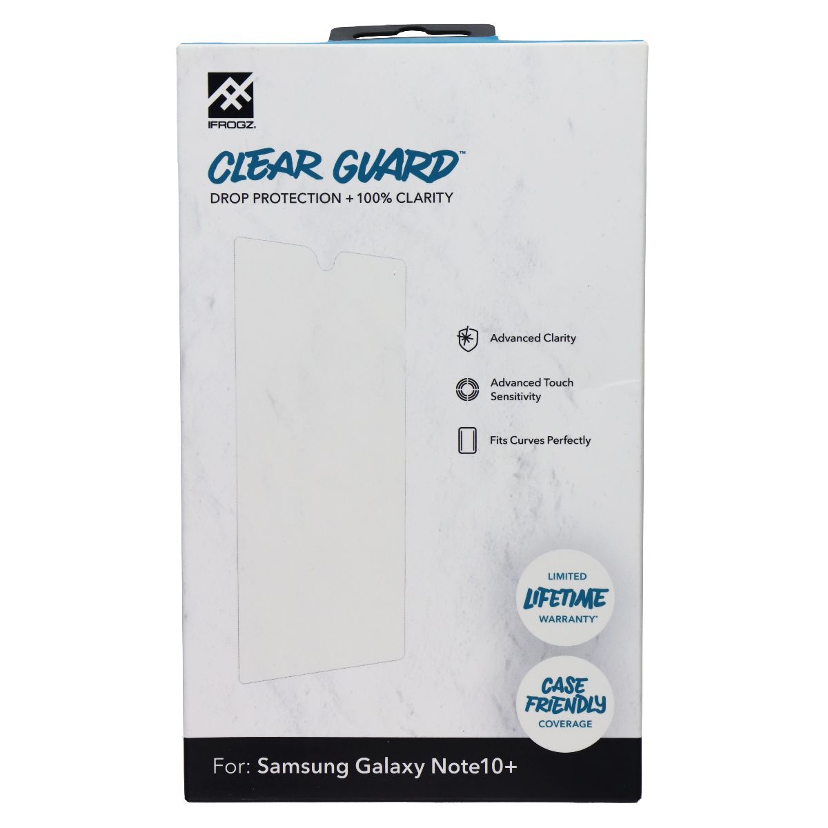 iFrogz Clear Guard Series Screen Protector for Samsung Galaxy Note10+ Cell Phone - Screen Protectors iFrogz - Simple Cell Bulk Wholesale Pricing - USA Seller