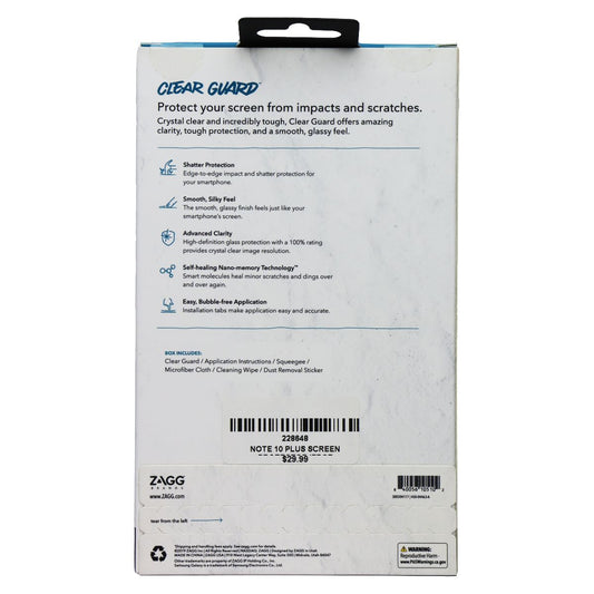 iFrogz Clear Guard Series Screen Protector for Samsung Galaxy Note10+ Cell Phone - Screen Protectors iFrogz - Simple Cell Bulk Wholesale Pricing - USA Seller