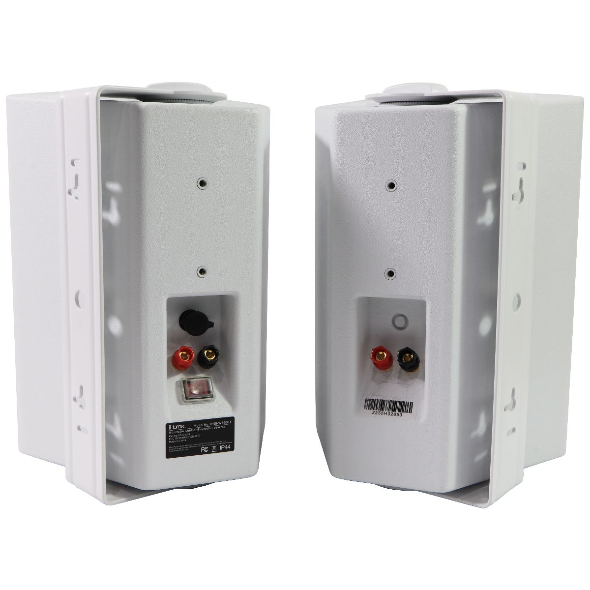 iHome Bluetooth Indoor/Outdoor 6.5-Inch (300W) Surround Sound Speakers - White Cell Phone - Audio Docks & Speakers iHome - Simple Cell Bulk Wholesale Pricing - USA Seller