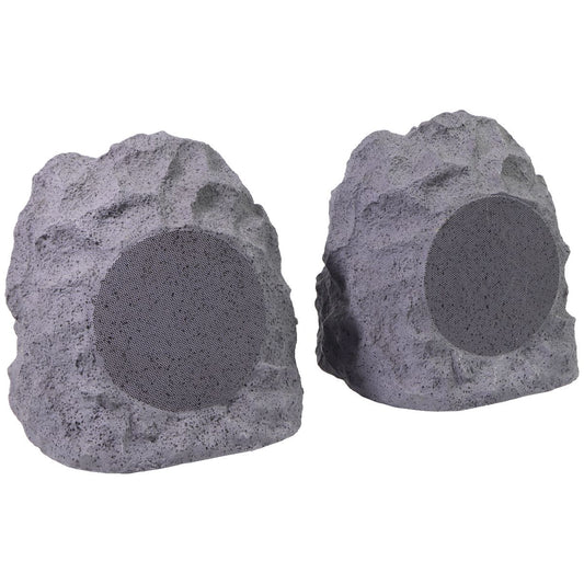 iHome Audio iHRK-400-PR Rechargeable Bluetooth Outdoor Rock Speakers - Gray Other Sporting Goods iHome    - Simple Cell Bulk Wholesale Pricing - USA Seller