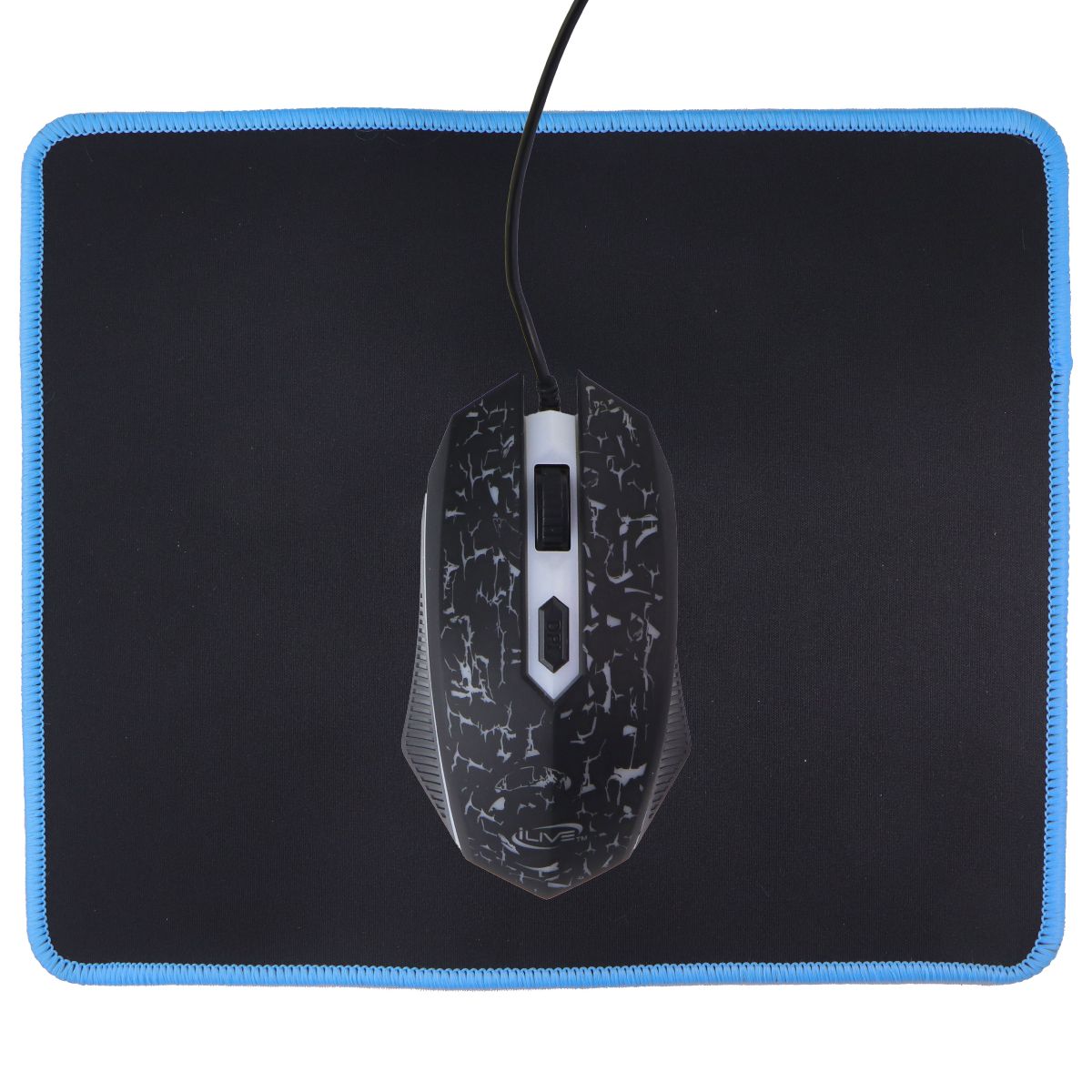 iLive Gaming Bundle - HEADSET / Mouse + Pad - Black (IAGMK22VP) *NO KEYBOARD Portable Audio - Headphones iLive - Simple Cell Bulk Wholesale Pricing - USA Seller