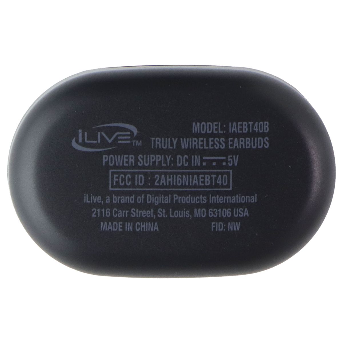 iLive Truly Wireless Sweatproof Bluetooth Earbuds - Black (IAEBT40B) Portable Audio - Headphones iLive - Simple Cell Bulk Wholesale Pricing - USA Seller