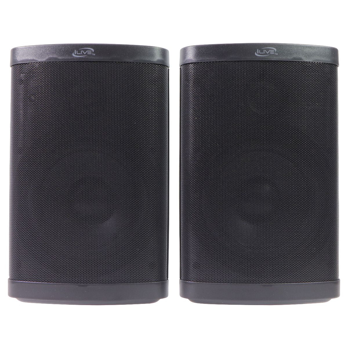 iLive Patio+ Water-Resistant Indoor/Outdoor Bluetooth Speakers (Pair) - Black Home Multimedia - Home Speakers & Subwoofers iLive - Simple Cell Bulk Wholesale Pricing - USA Seller