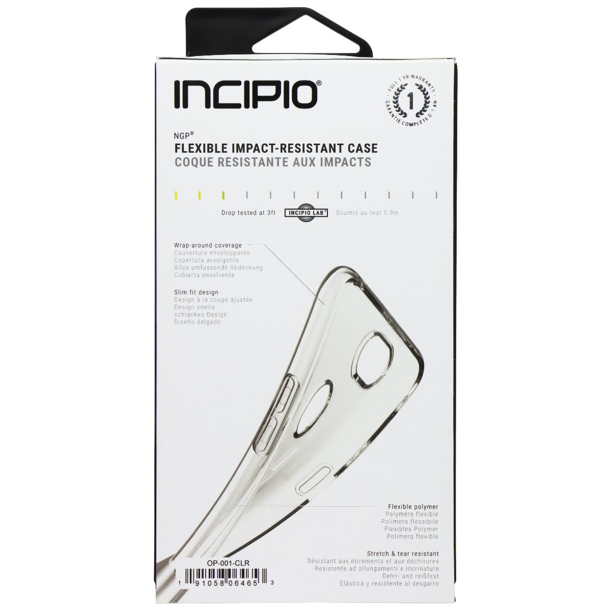 Incipio NGP Series Flexible Gel Case for OPPO A73 (Non-5G) - Clear Cell Phone - Cases, Covers & Skins Incipio - Simple Cell Bulk Wholesale Pricing - USA Seller