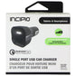 Incipio Qualcomm 2.0 Single Port Car Adapter for USB Devices - Black (PW-203) Cell Phone - Cables & Adapters Incipio - Simple Cell Bulk Wholesale Pricing - USA Seller