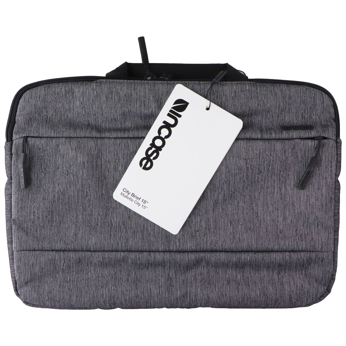 Incase City Brief Series Laptop Bag for 16-inch Devices - Heather Black/Gunmetal Computer Accessories - Laptop Cases & Bags Incase - Simple Cell Bulk Wholesale Pricing - USA Seller