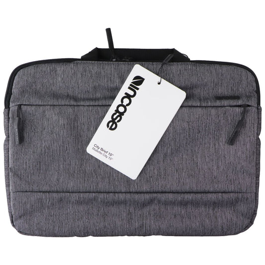 Incase City Brief Series Laptop Bag for 16-inch Devices - Heather Black/Gunmetal