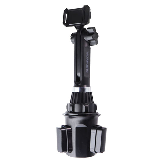 Griffin Survivor Cupholder Mount for Smartphones - Black (GUNV-010-CUP)