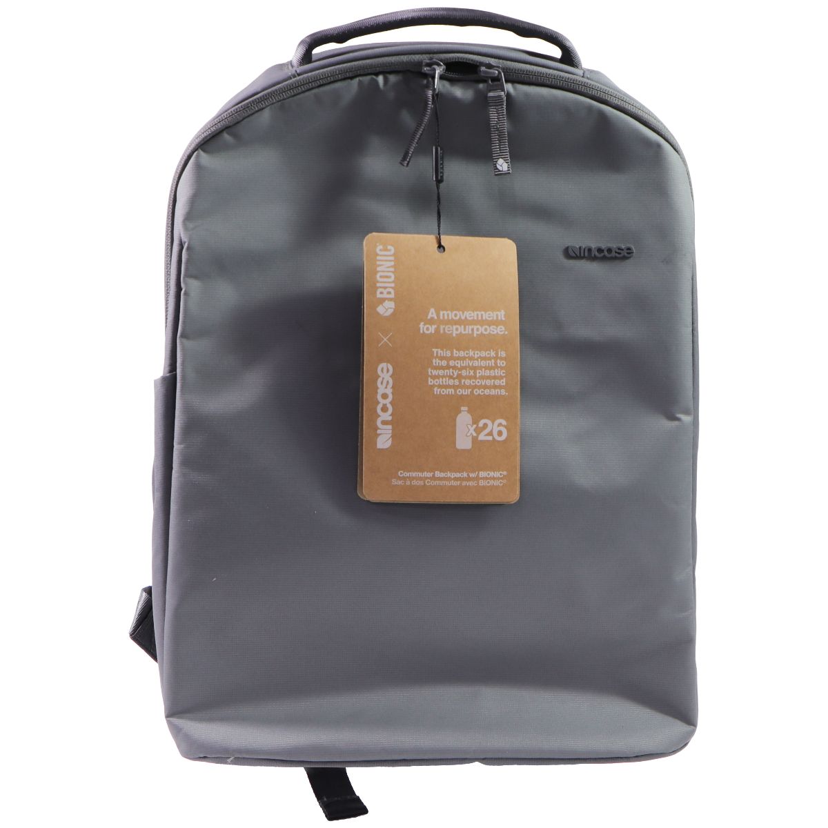 Incase Commuter Backpack w/ Bionic Fabric for up to 16" MacBook Pro – Steel Gray Computer Accessories - Laptop Cases & Bags Incase - Simple Cell Bulk Wholesale Pricing - USA Seller