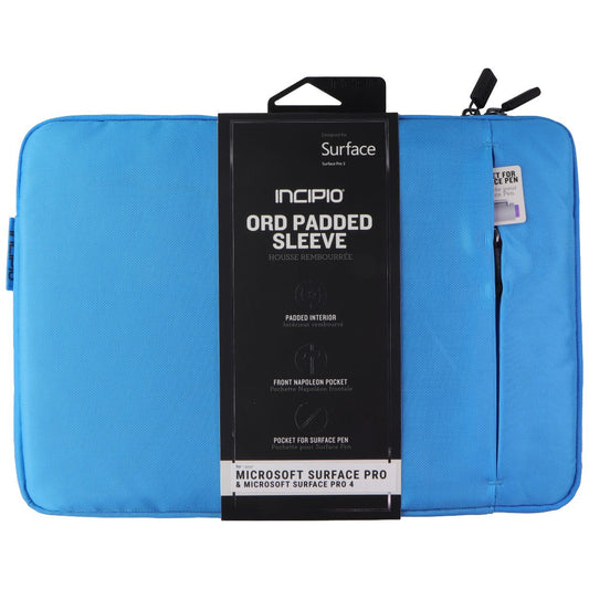 Incipio ORD Padded Sleeve Case for Microsoft Surface Pro 4 / Pro 3 - Cyan Blue iPad/Tablet Accessories - Cases, Covers, Keyboard Folios Incipio - Simple Cell Bulk Wholesale Pricing - USA Seller