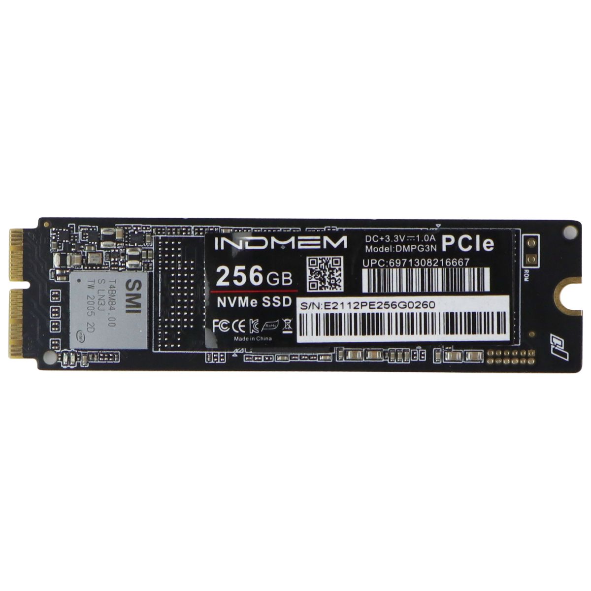 INDMEM PCIe NVMe 256GB Solid State Drive (SSD) (DMPG3N) Digital Storage - Solid State Drives INDMEM - Simple Cell Bulk Wholesale Pricing - USA Seller
